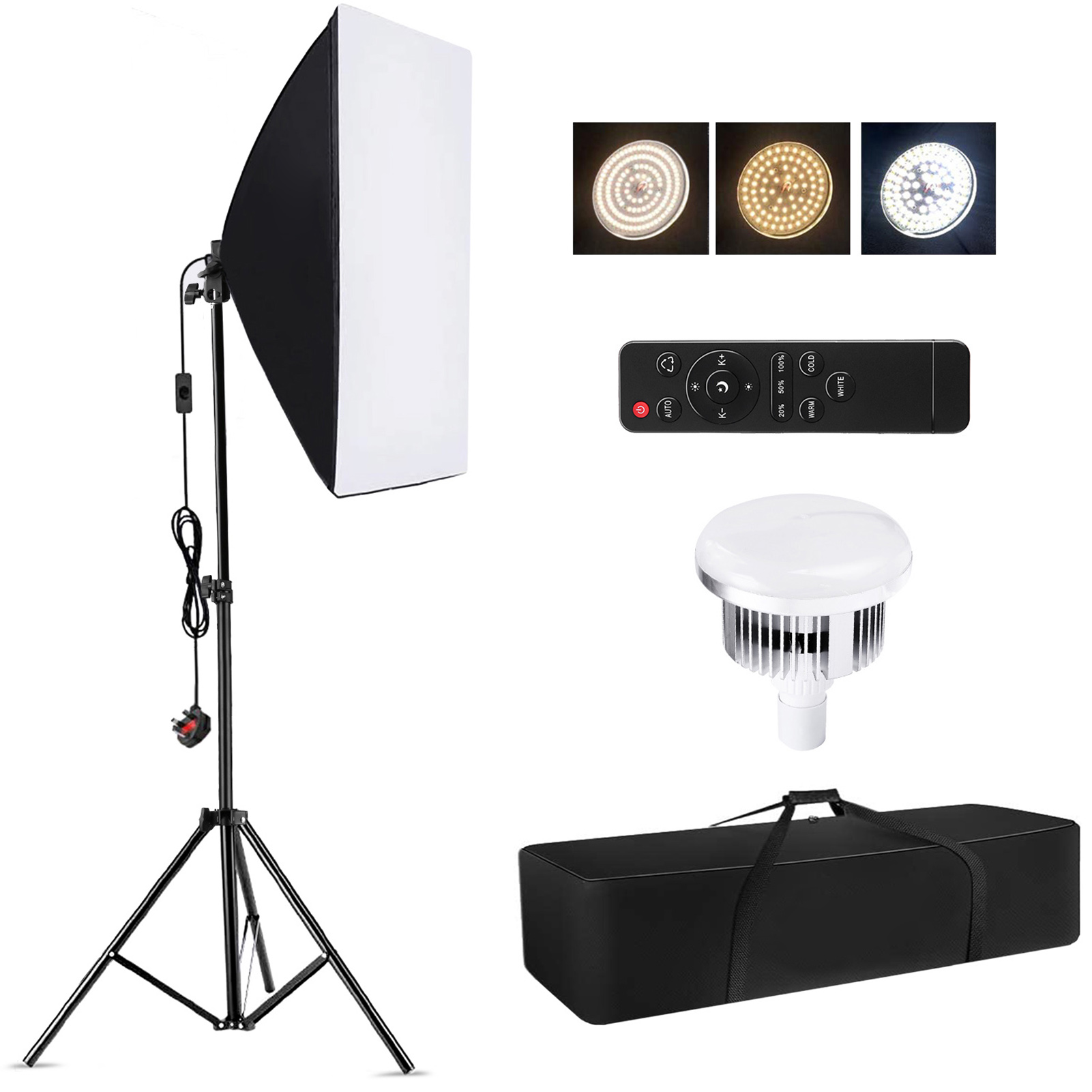 Photography Lighting Set - Kit de Iluminação para Estúdio Fotográfico
