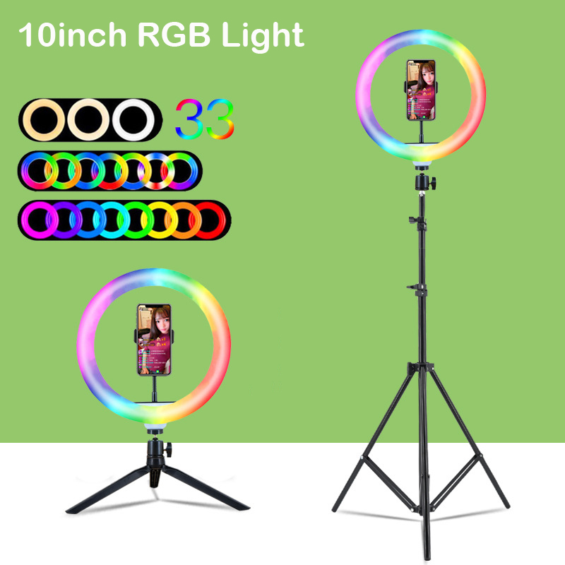 Photography Lighting Youtube - Luz de Anel RGB de 10