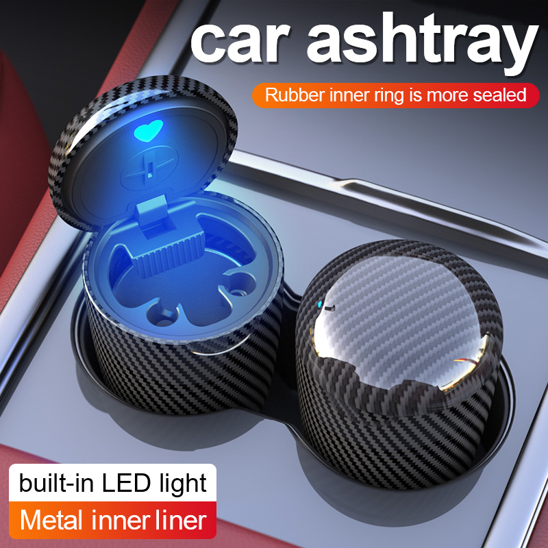 Interior Photography Lighting - Cinzeiro Automotivo com Abertura por Um