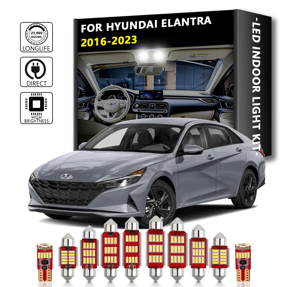 Interior Photography Lighting - 10 pçs para hyundai elantra mk6
