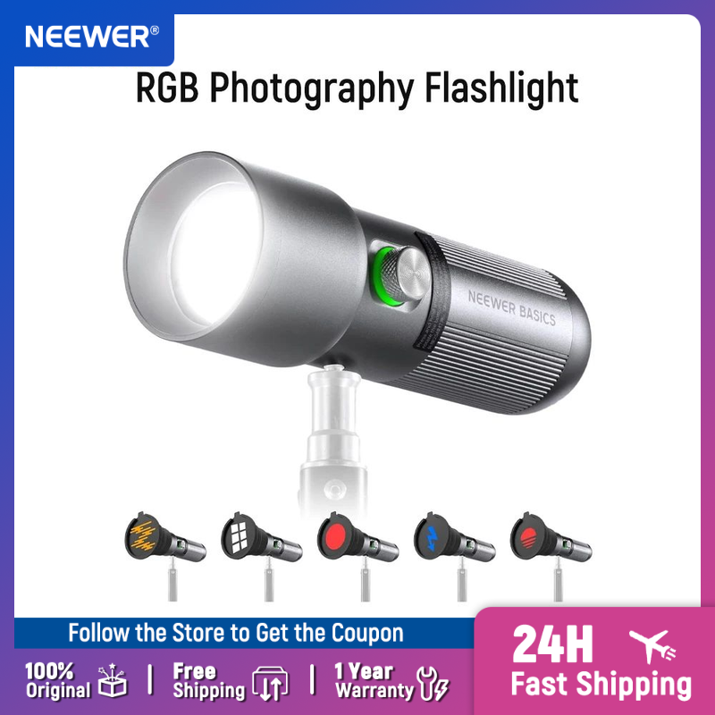 Photography Lighting Basics - Lanterna de Fotografia RGB NEEWER Basics,