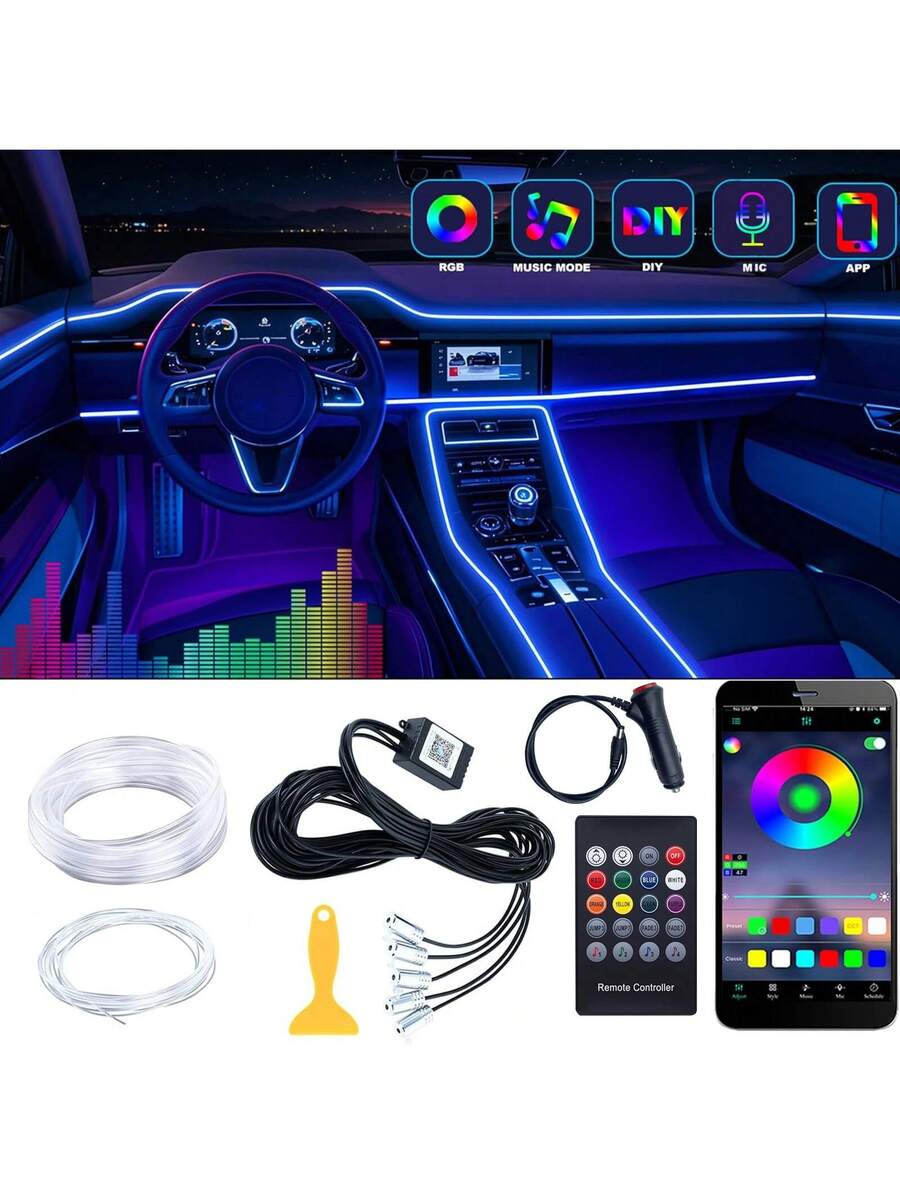 Interior Photography Lighting - Kit de Iluminação Ambiente RGB 5