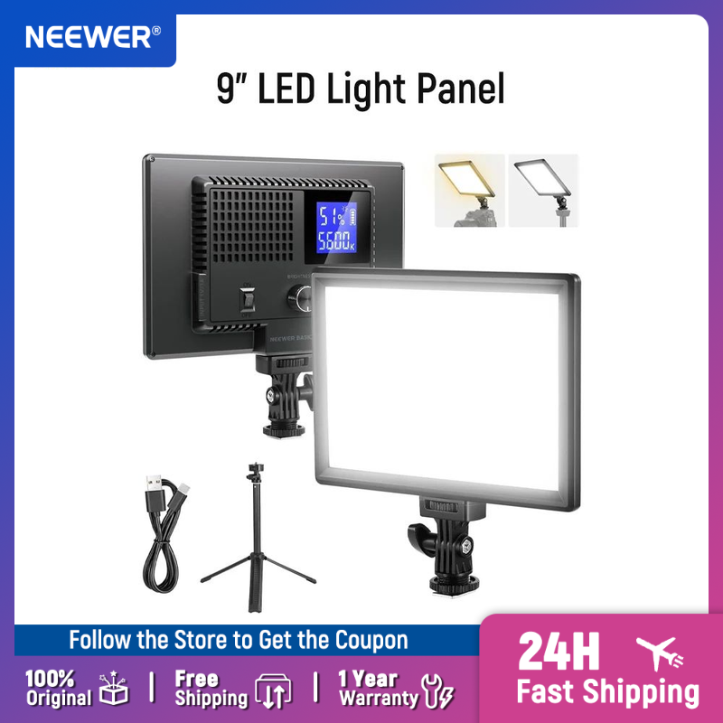 Painel de Luz LED NEEWER Basic - Photography Lighting Basics avaliação e preço