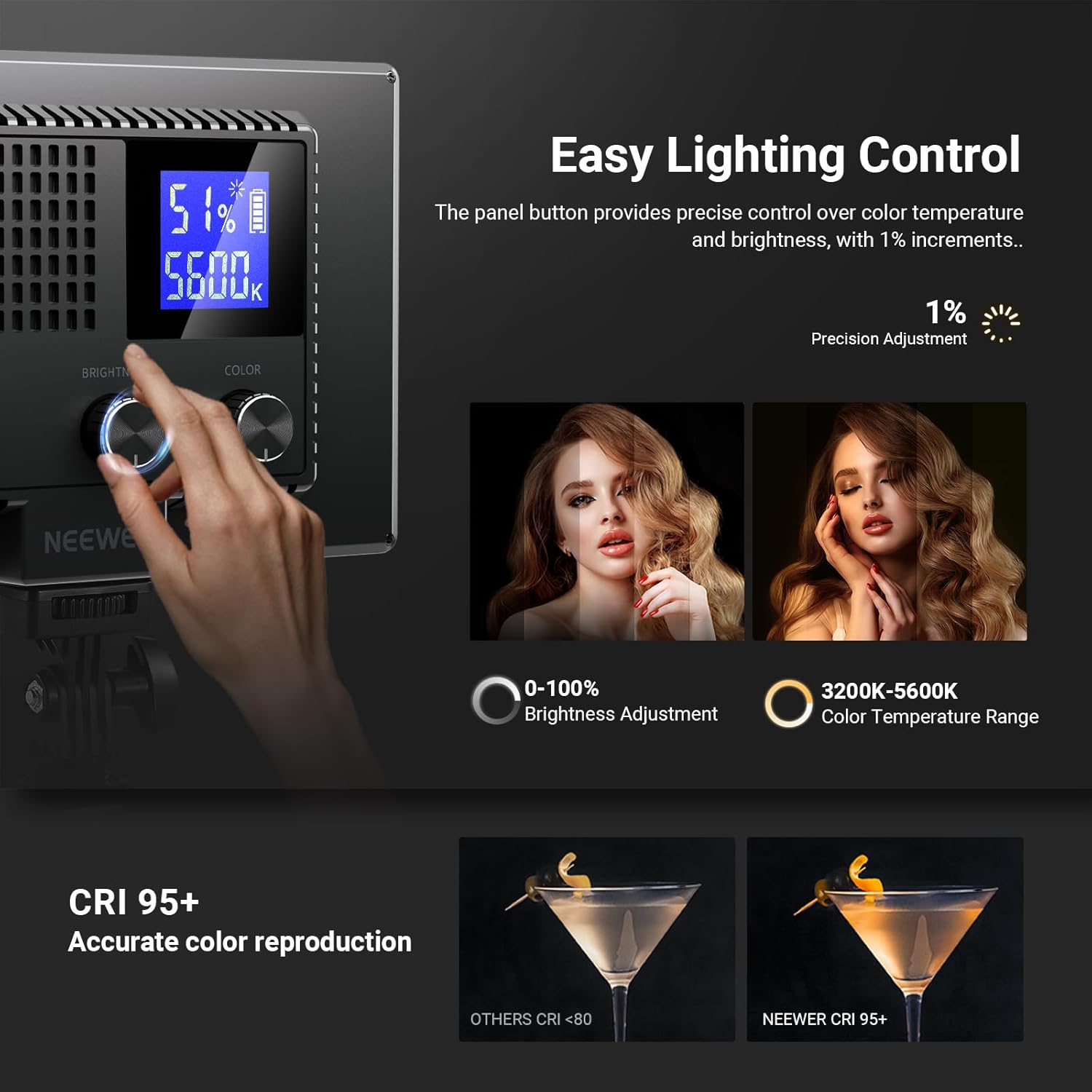 Painel de Luz LED NEEWER Basic - Photography Lighting Basics avaliação e preço