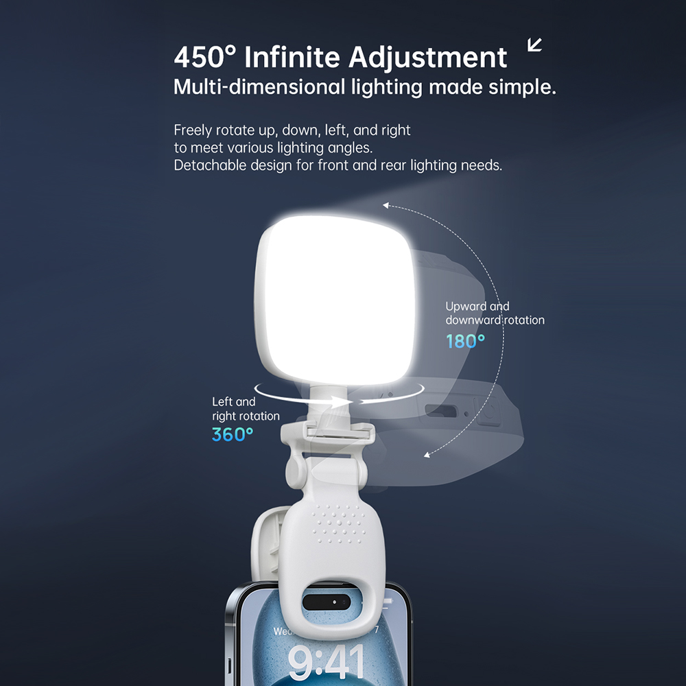Mini luz LED portátil com clip - Photography Lighting Handheld avaliação e preço