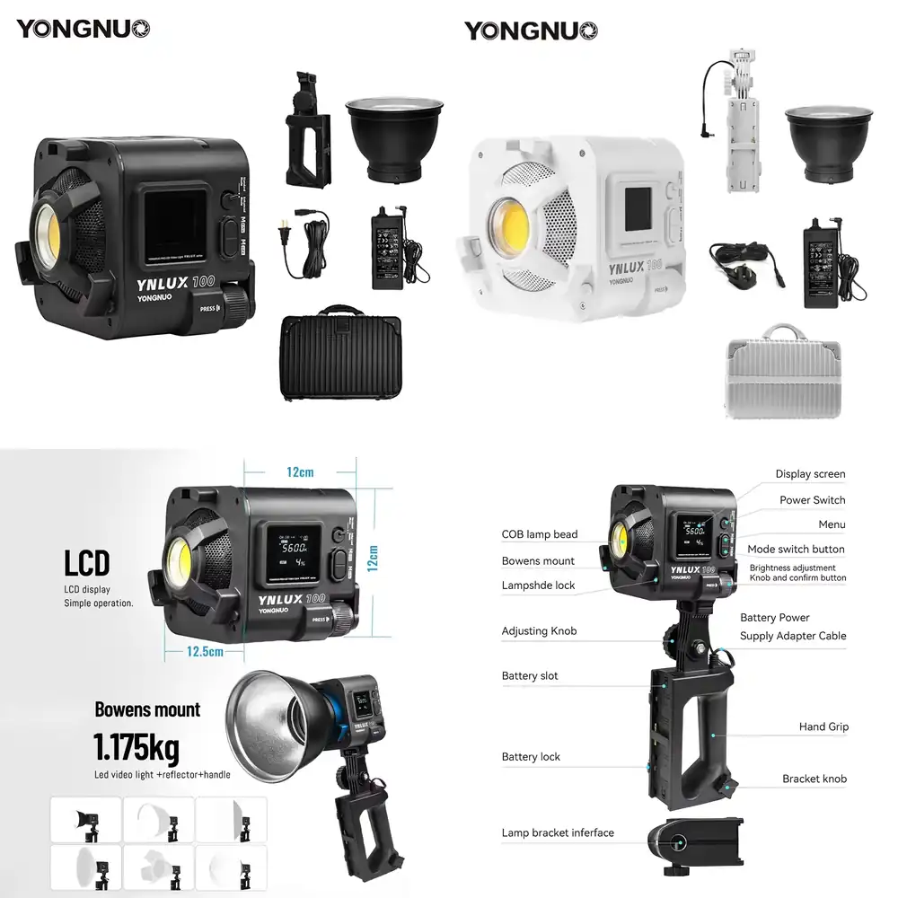 YONGNUO YNLUX100 100W 3200K-56 - Photography Lighting For Studio avaliação e preço