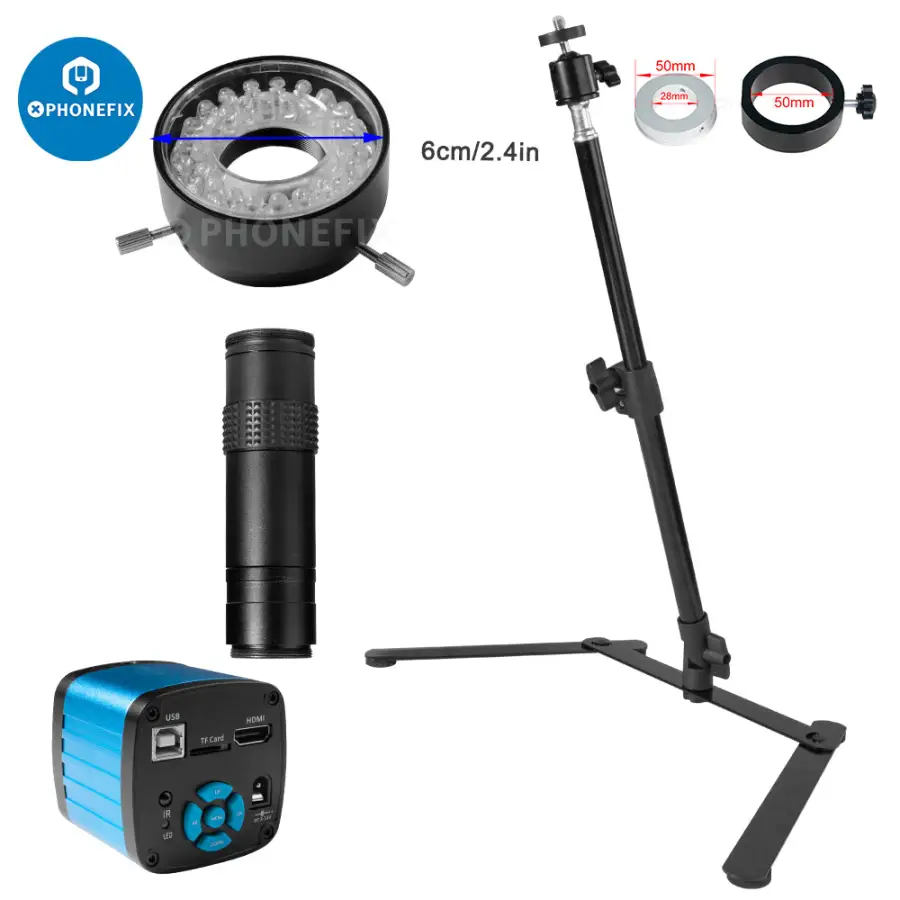 Conjunto de câmera de microscó - Photography Lighting Definition avaliação e preço