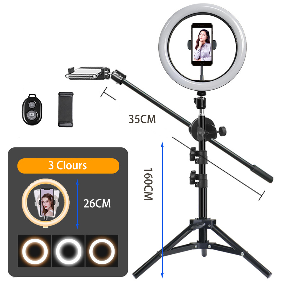 Luz de Anel LED para Fotografi - Photography Lighting For Studio avaliação e preço