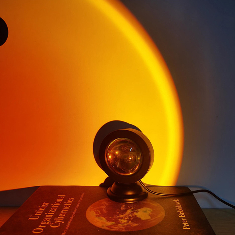 Portátil LED USB Sunset Lamp p - Photography Lighting Mood avaliação e preço