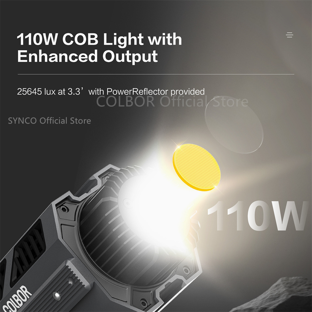 COLBOR-CL100X COB LED Light, V - Photography Lighting Youtube avaliação e preço
