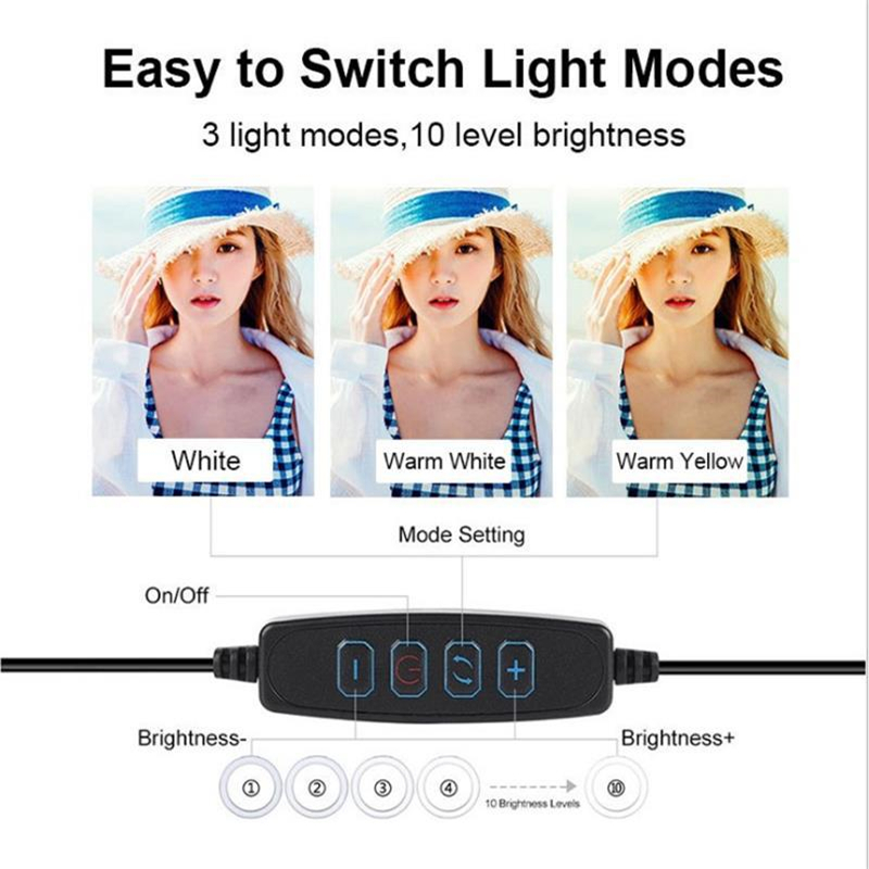 Anel de luz led regulável, pro - Photography Lighting For Studio avaliação e preço