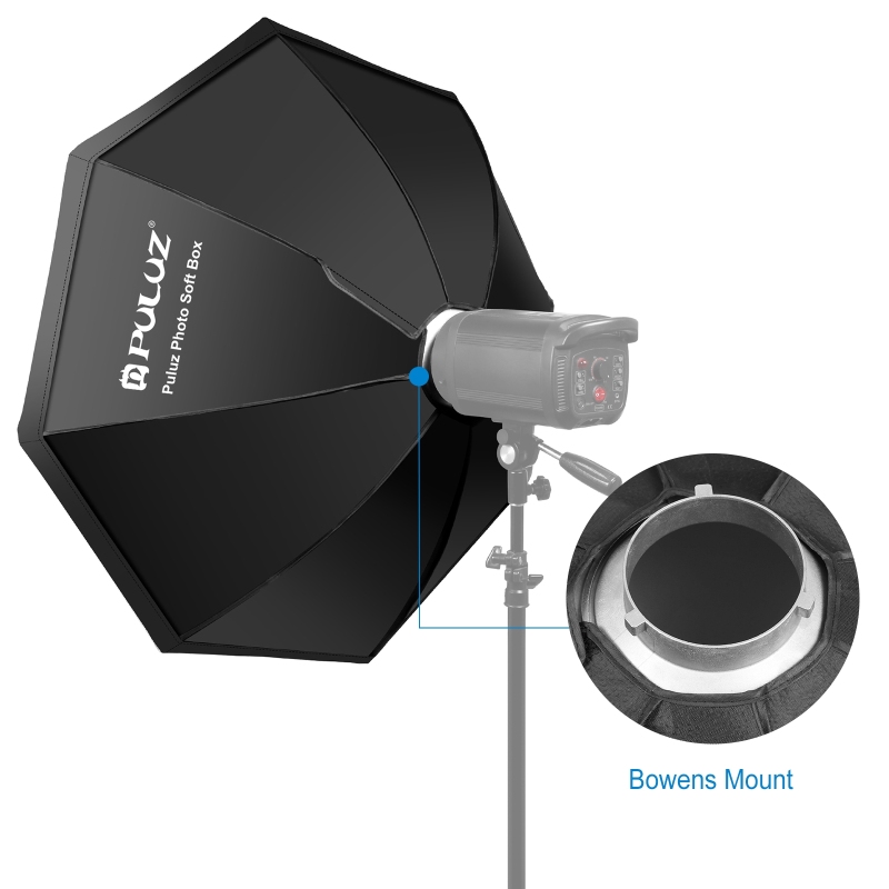Puluz-softbox octagon para fot - Photography Lighting Mount avaliação e preço