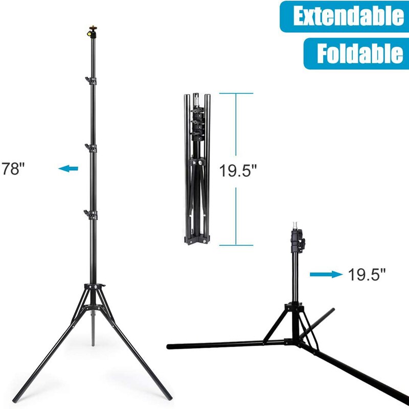 NAGNAHZ 78 ''iluminação fotogr - Photography Lighting Handheld avaliação e preço