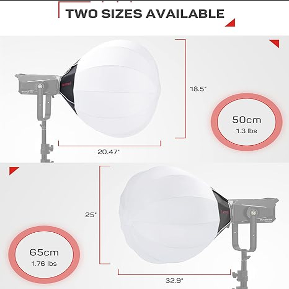 IFOOTAGE Lantern Softbox, Quic - Barn Door Modifier avaliação e preço