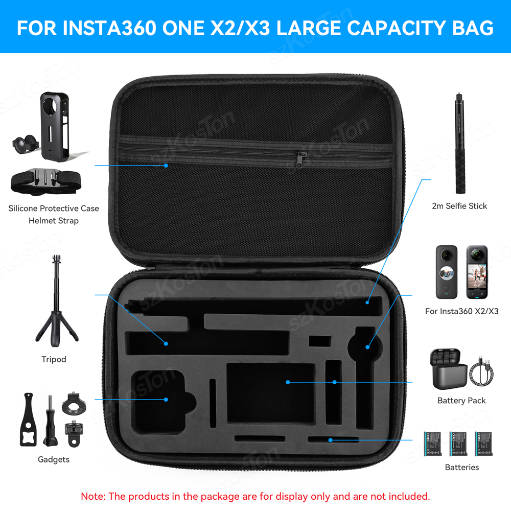 Bolsa para Câmera Panorâmica,  - Insta360 Camera X3 avaliação e preço