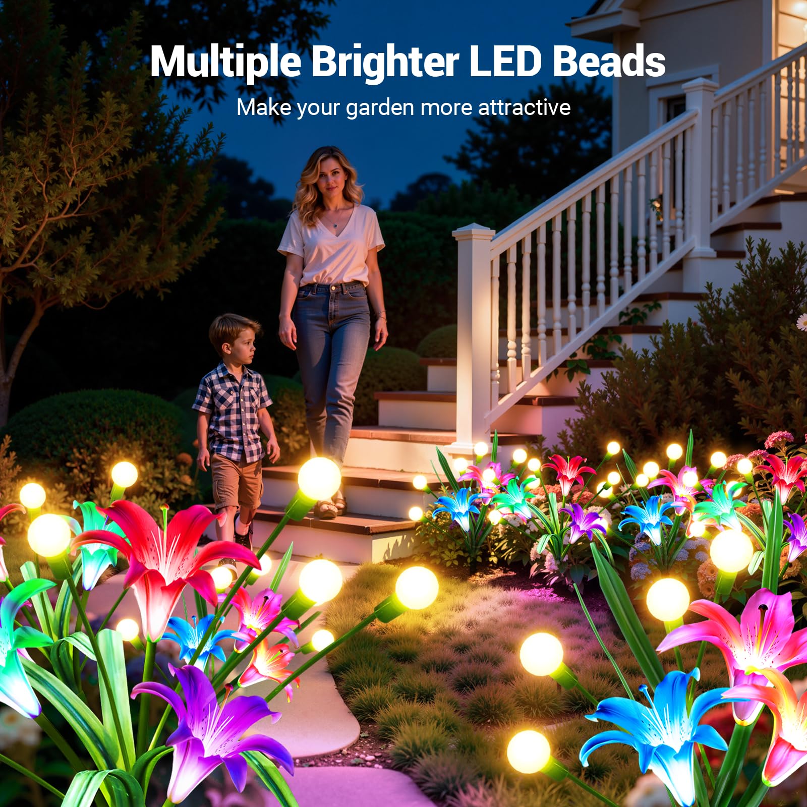 Pacote com 2/4 Luzes Solares A - Flower Photography Led Lighting Pack avaliação e preço