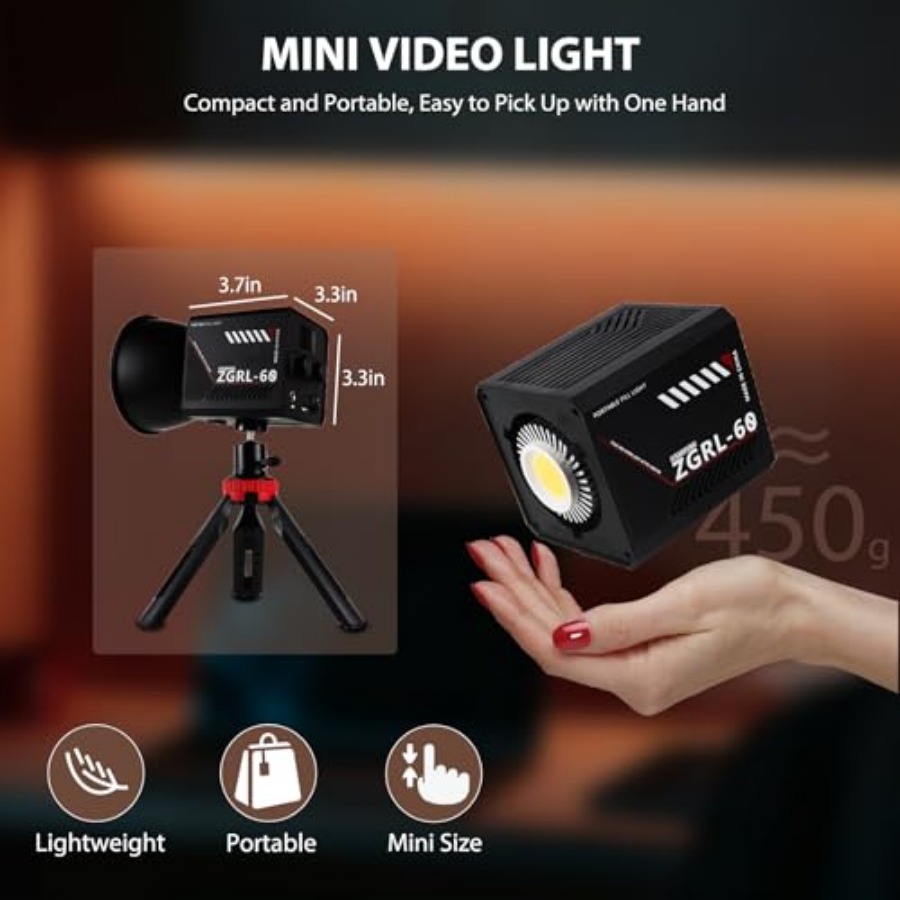 Luz de vídeo LED COB de 60W po - Photography Lighting For Studio avaliação e preço