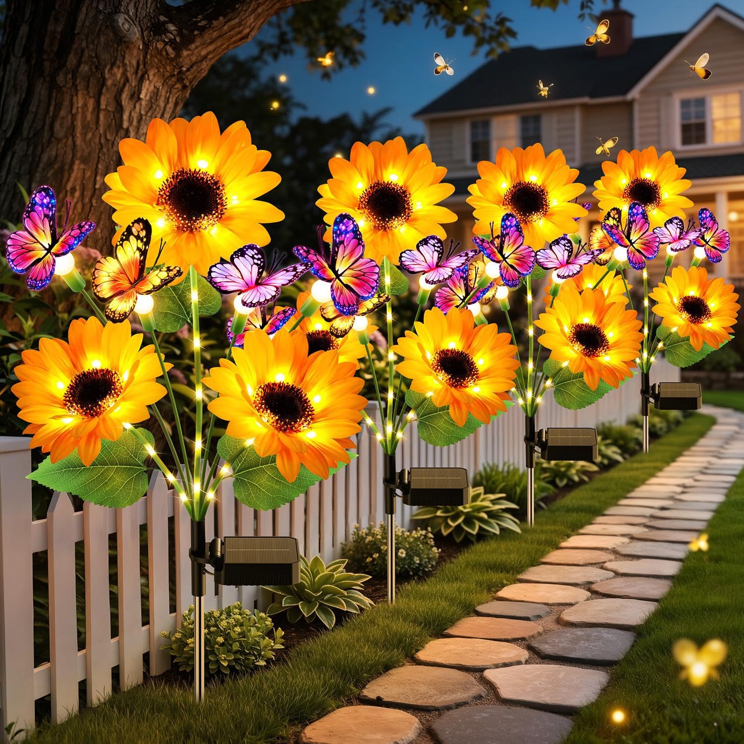Luzes Solares para Jardim, Dec - Flower Photography Led Lighting Pack avaliação e preço