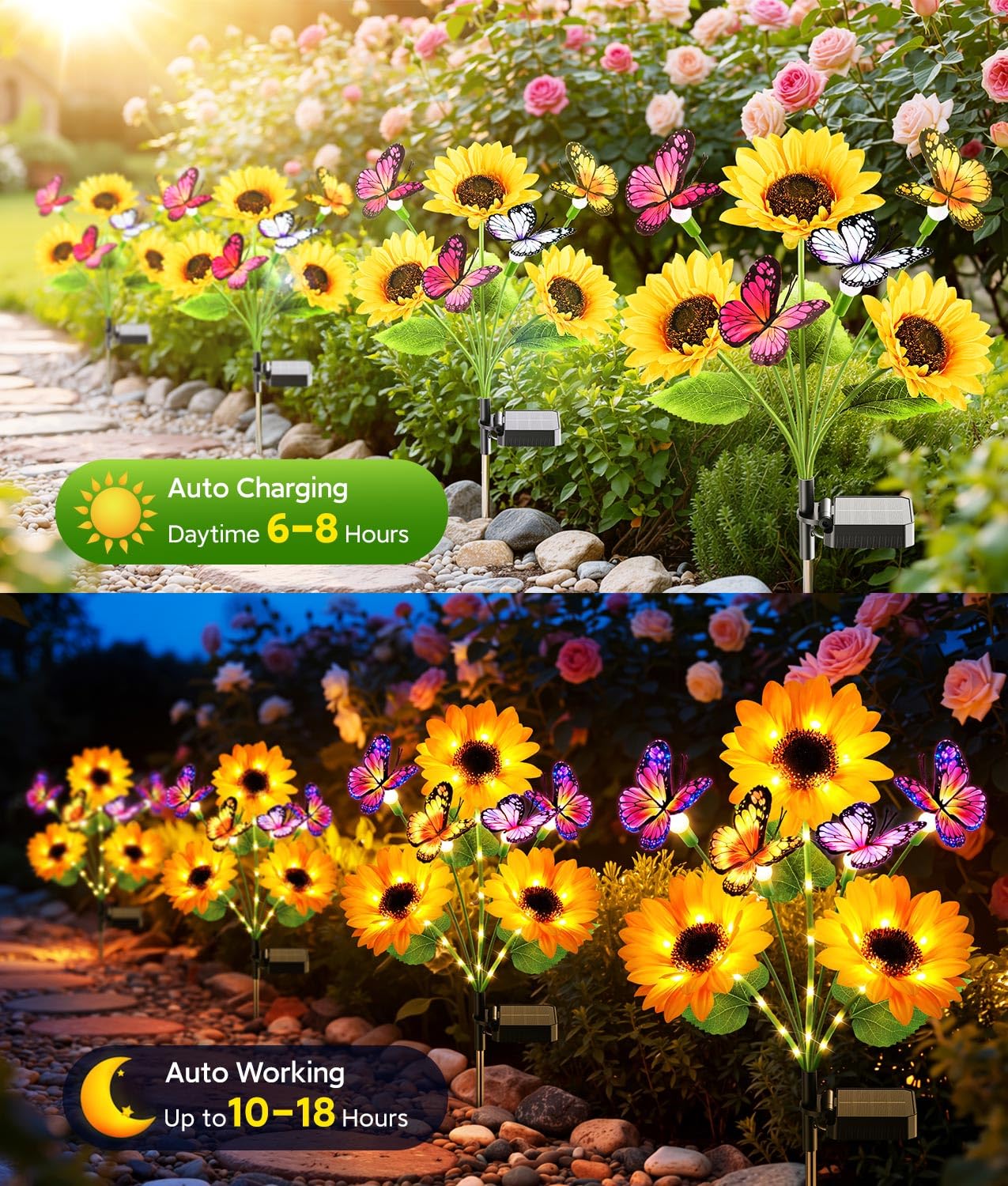 Luzes Solares para Jardim, Dec - Flower Photography Led Lighting Pack avaliação e preço