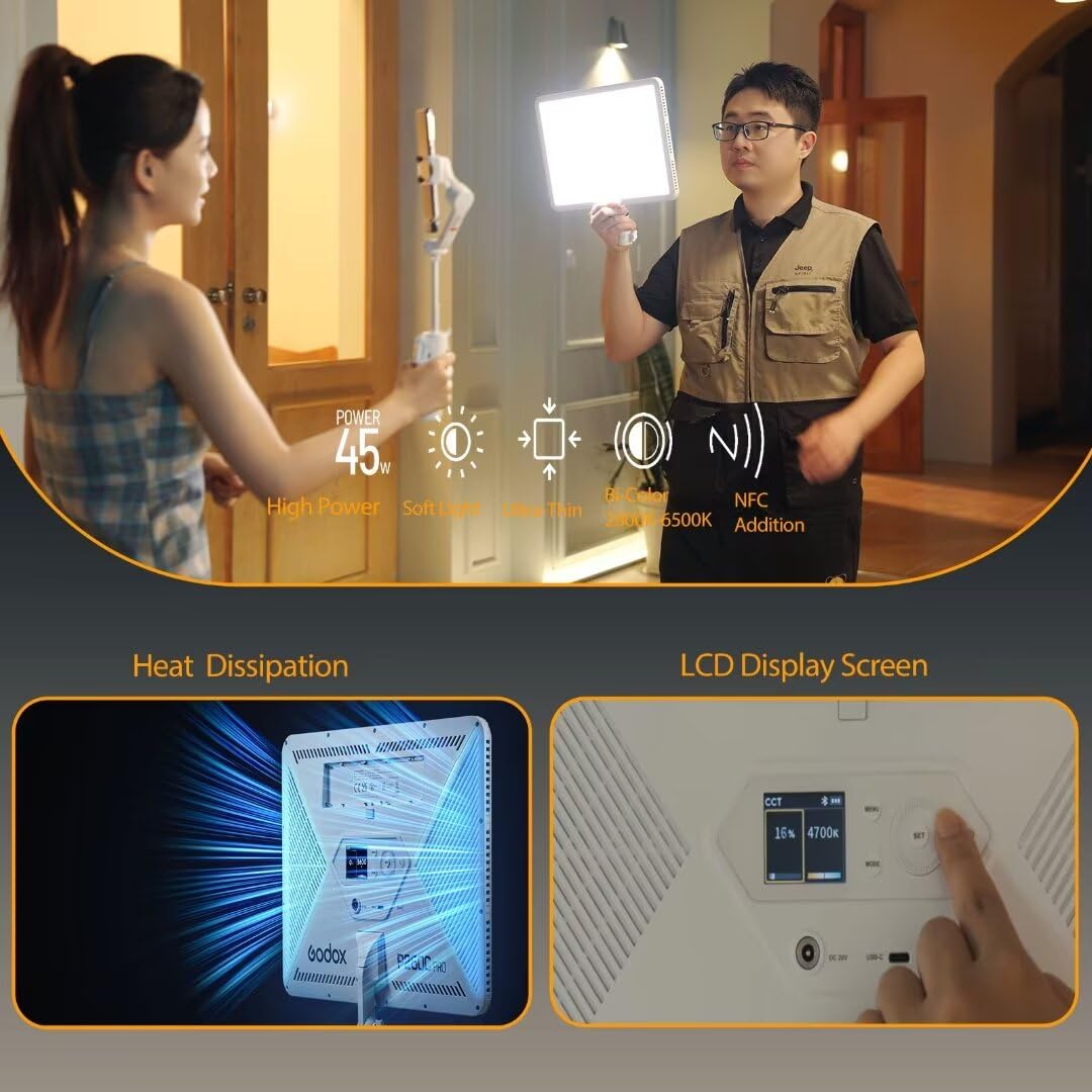 Godox p260c pro led painel de  - Photography Lighting Youtube avaliação e preço