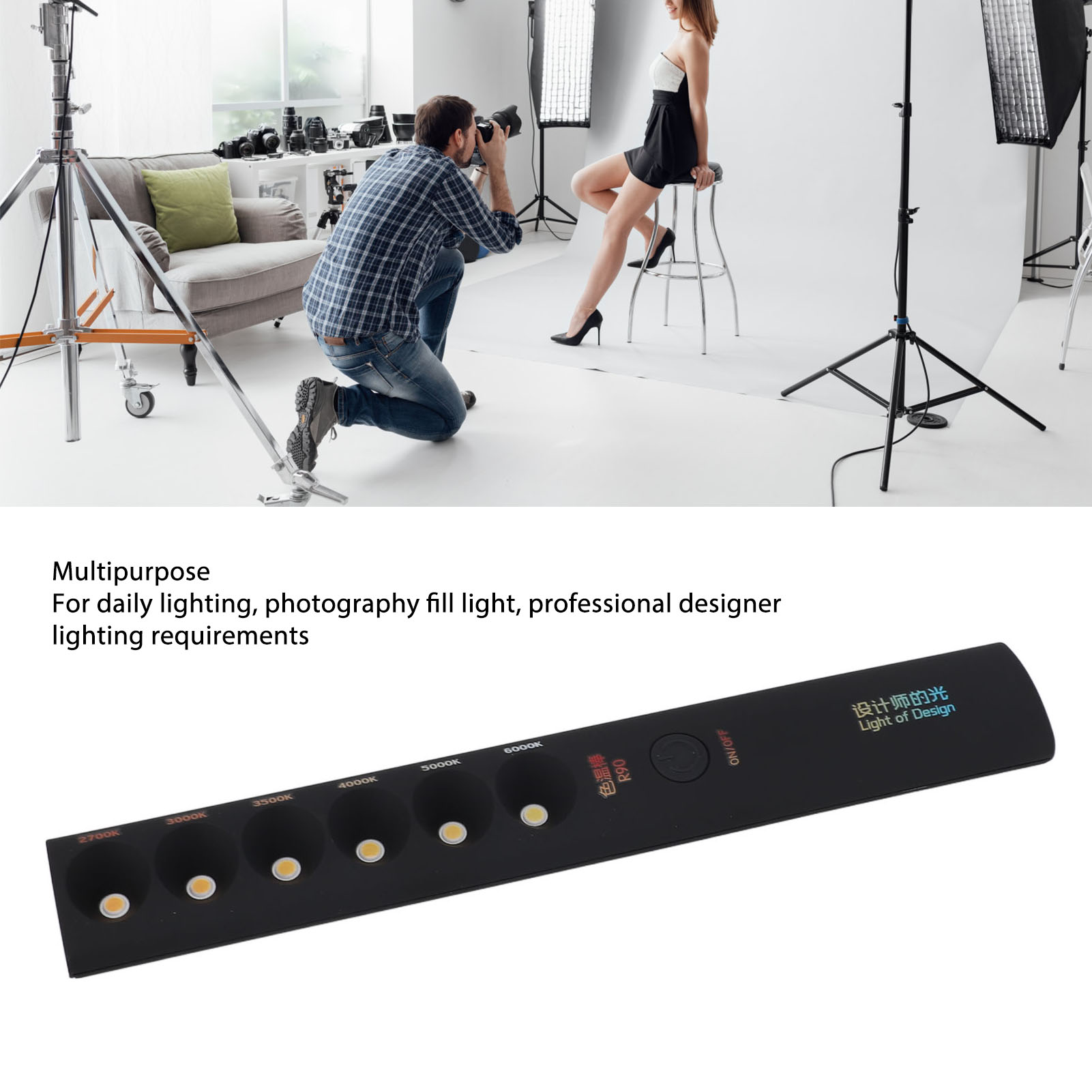 Bastão de Luz de Vídeo Portáti - Photography Lighting Professional avaliação e preço