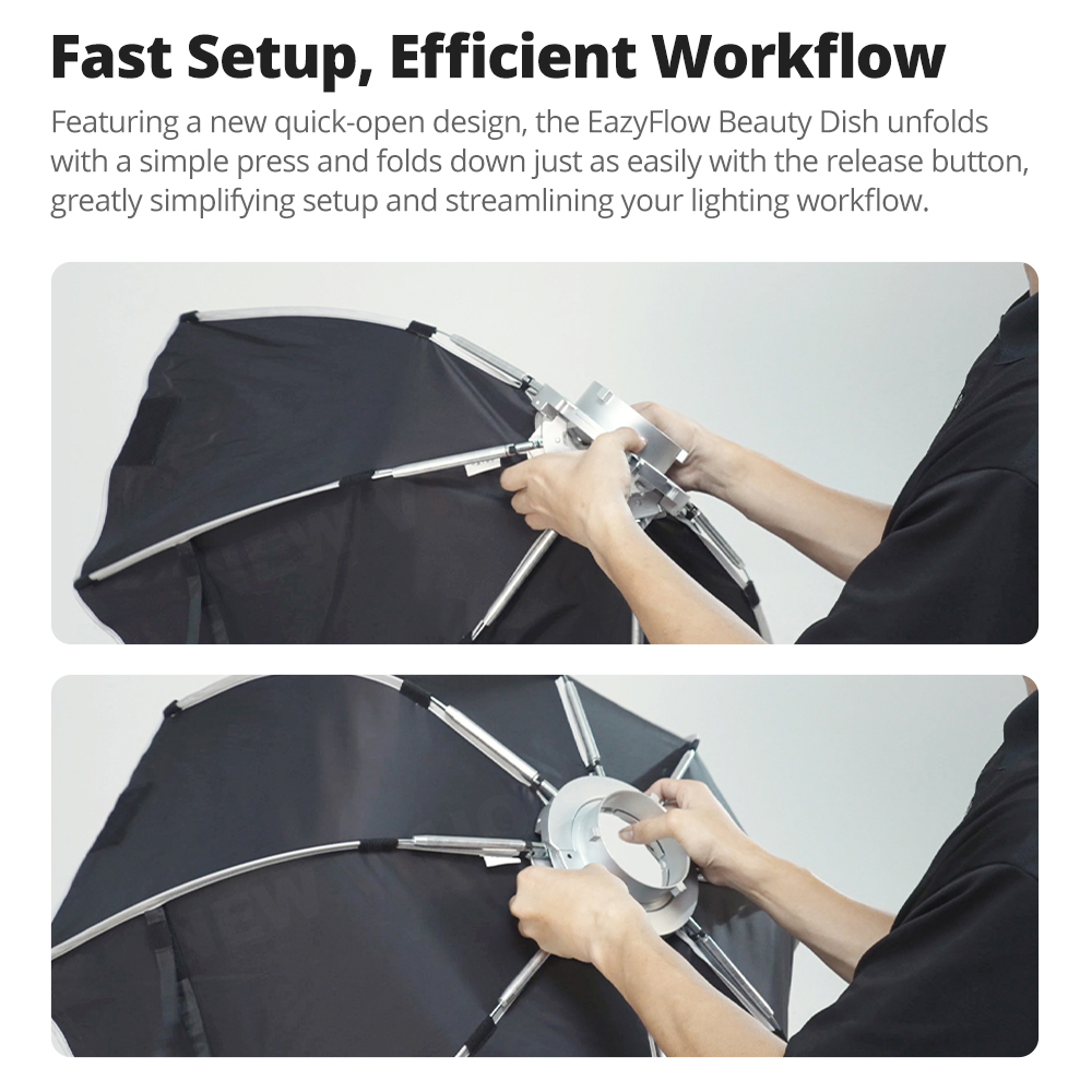 Novo Godox EazyFlow Beauty Dis - Photography Lighting Mount avaliação e preço