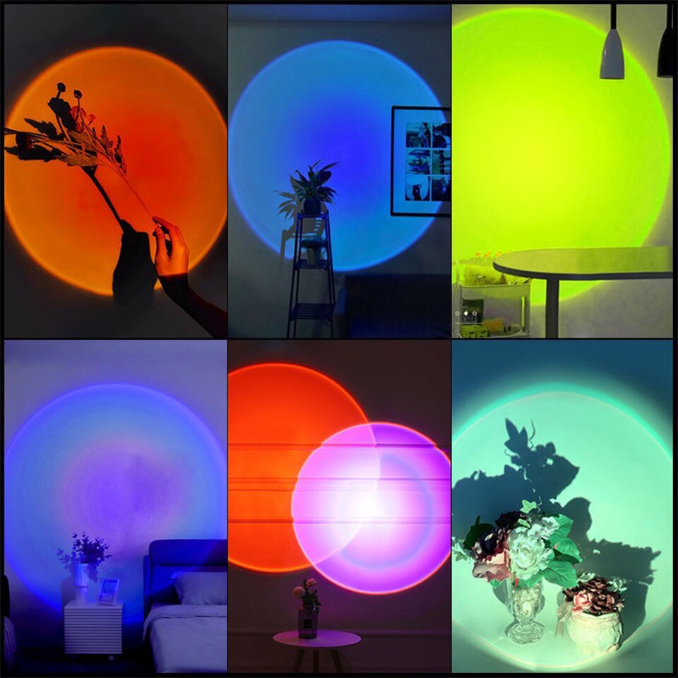 Zk40 led pôr do sol lâmpada ni - Photography Lighting Mood avaliação e preço