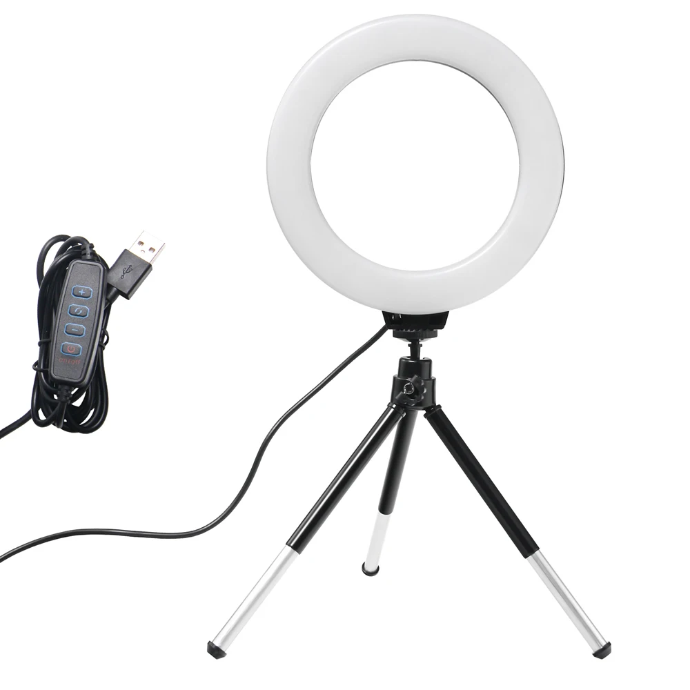 Mini Ring Light de 6 Polegadas - Photography Lighting Youtube avaliação e preço