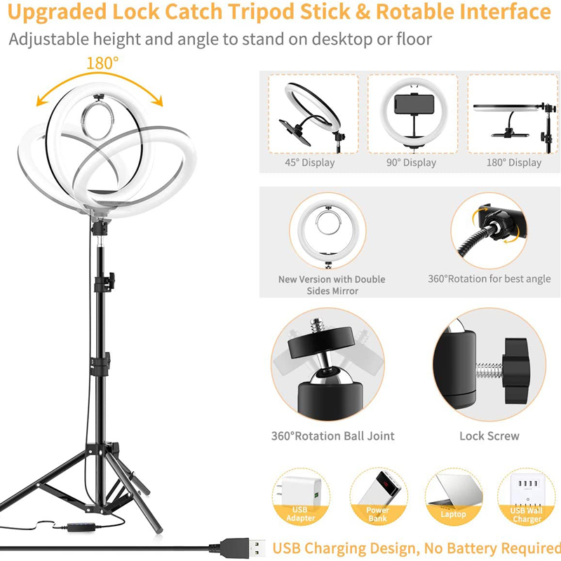 16cm 26cm 33cm led anel luzes  - Photography Lighting Youtube avaliação e preço